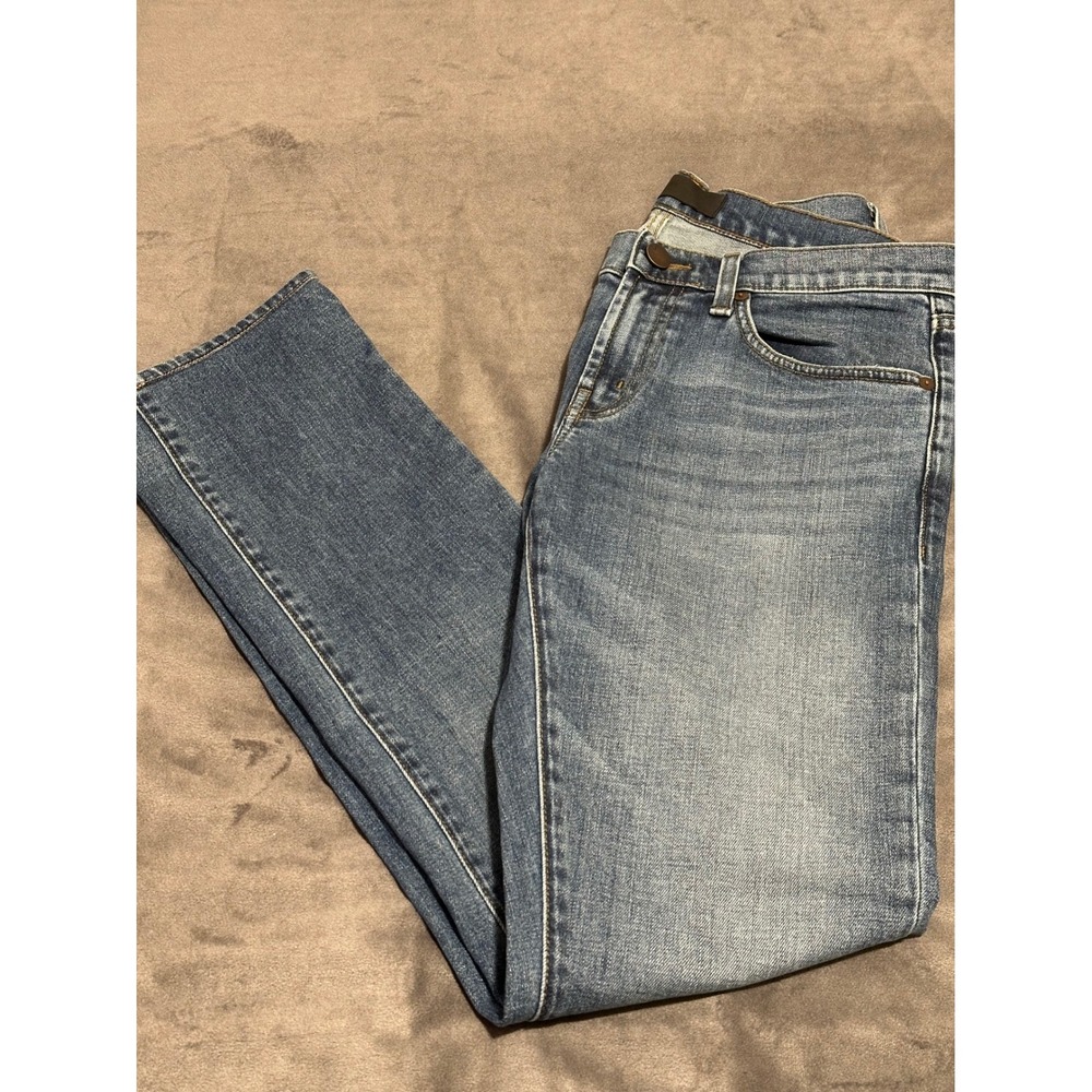 J Brand Womens Straight Leg Jeans Medium Wash Blue Size 29